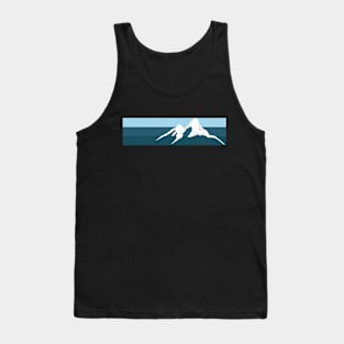 Mountain in Blue Tank Top